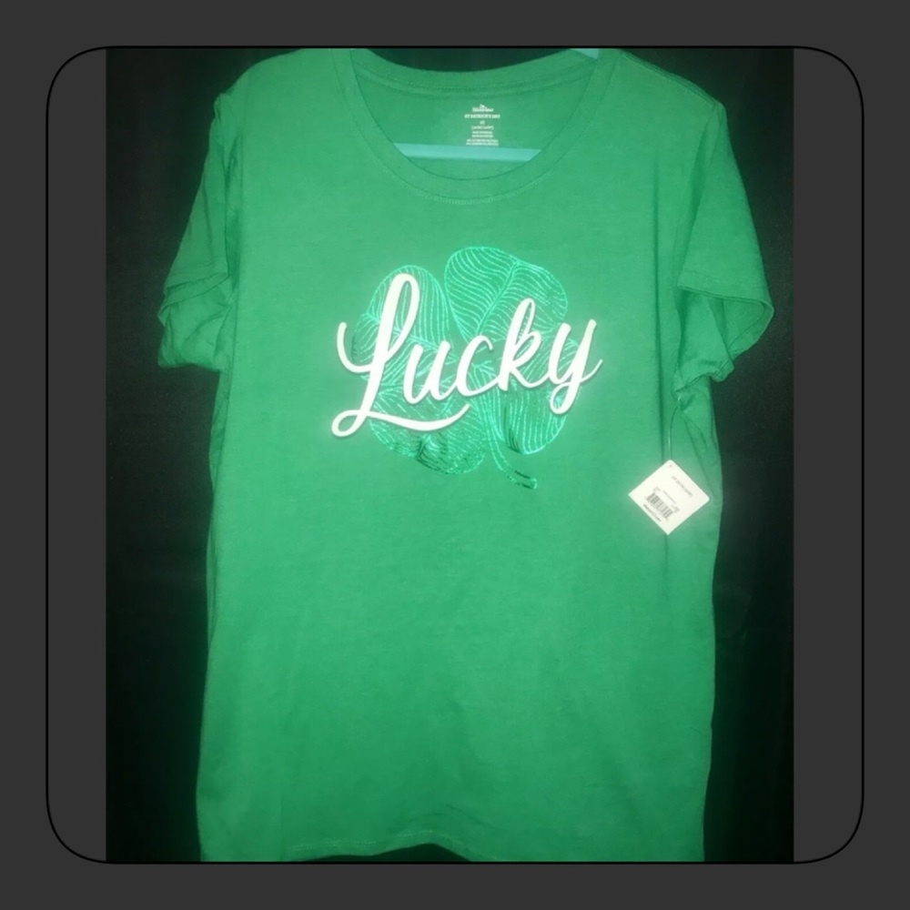 ST. PATRICK'S DAY SHIRT "LUCKY" SIZE XL 2XL~NWT!